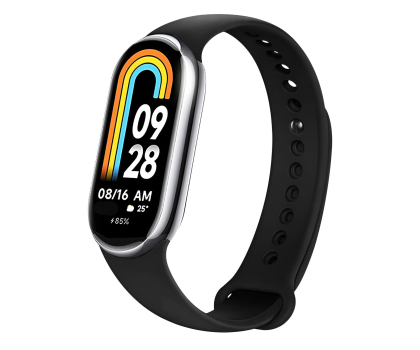 Pasek i akcesoria do zegarków FIXED Silicone Strap do Xiaomi Mi Band 8 / 8 NFC / 9 black FIXSSTB-1176-BK